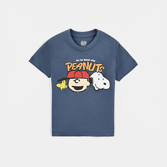 Infant Boys Cotton Jersey T-Shirt Peanuts