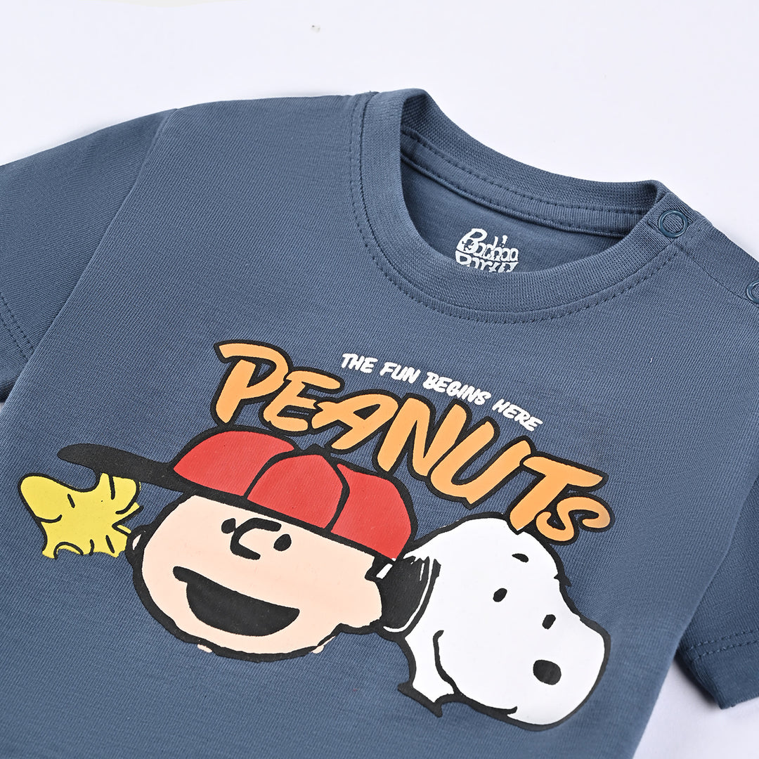 Infant Boys Cotton Jersey T-Shirt Peanuts