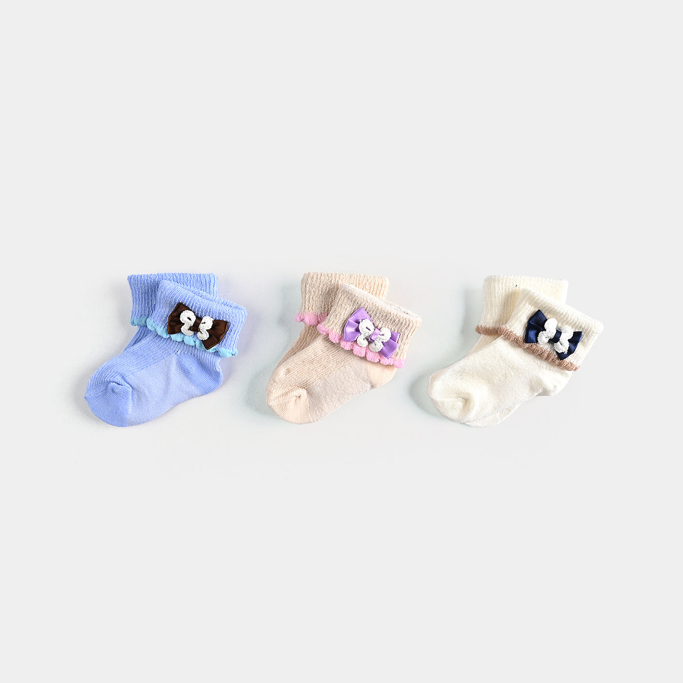 Infant Baby Socks 3M+ | 3PCs