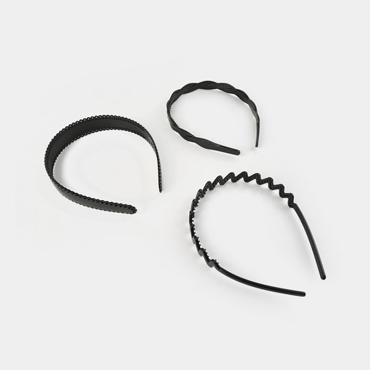 Plastic Hair Band Pack of 3