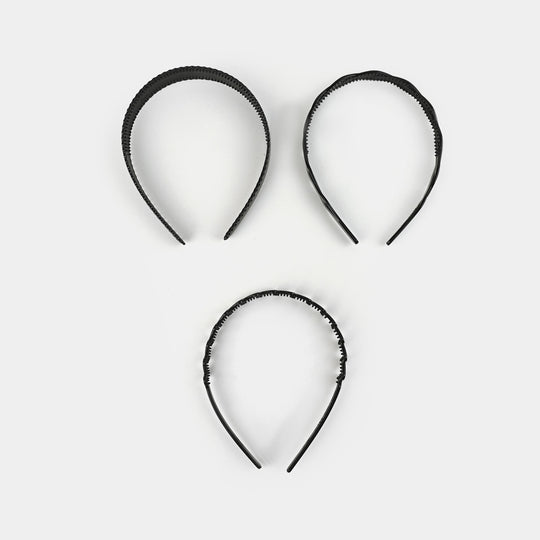 Plastic Hair Band Pack of 3