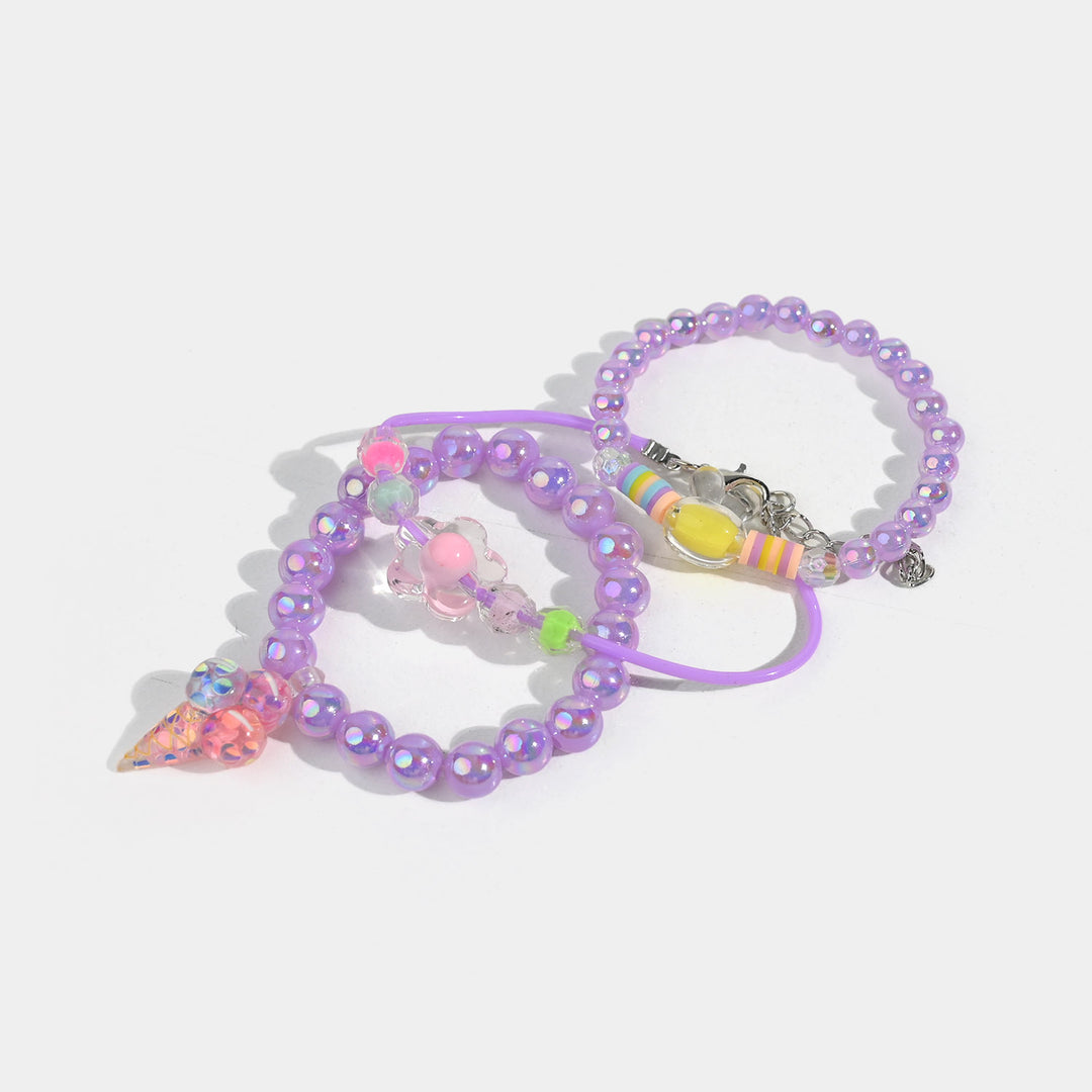 Girls Charm Beaded Bracelets