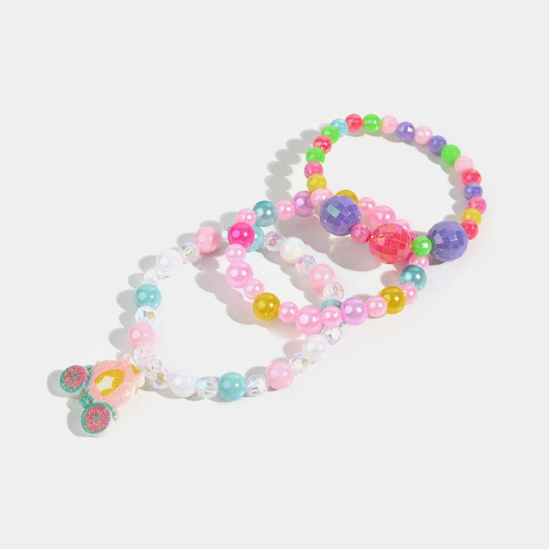 Girls Charm Beaded Bracelets