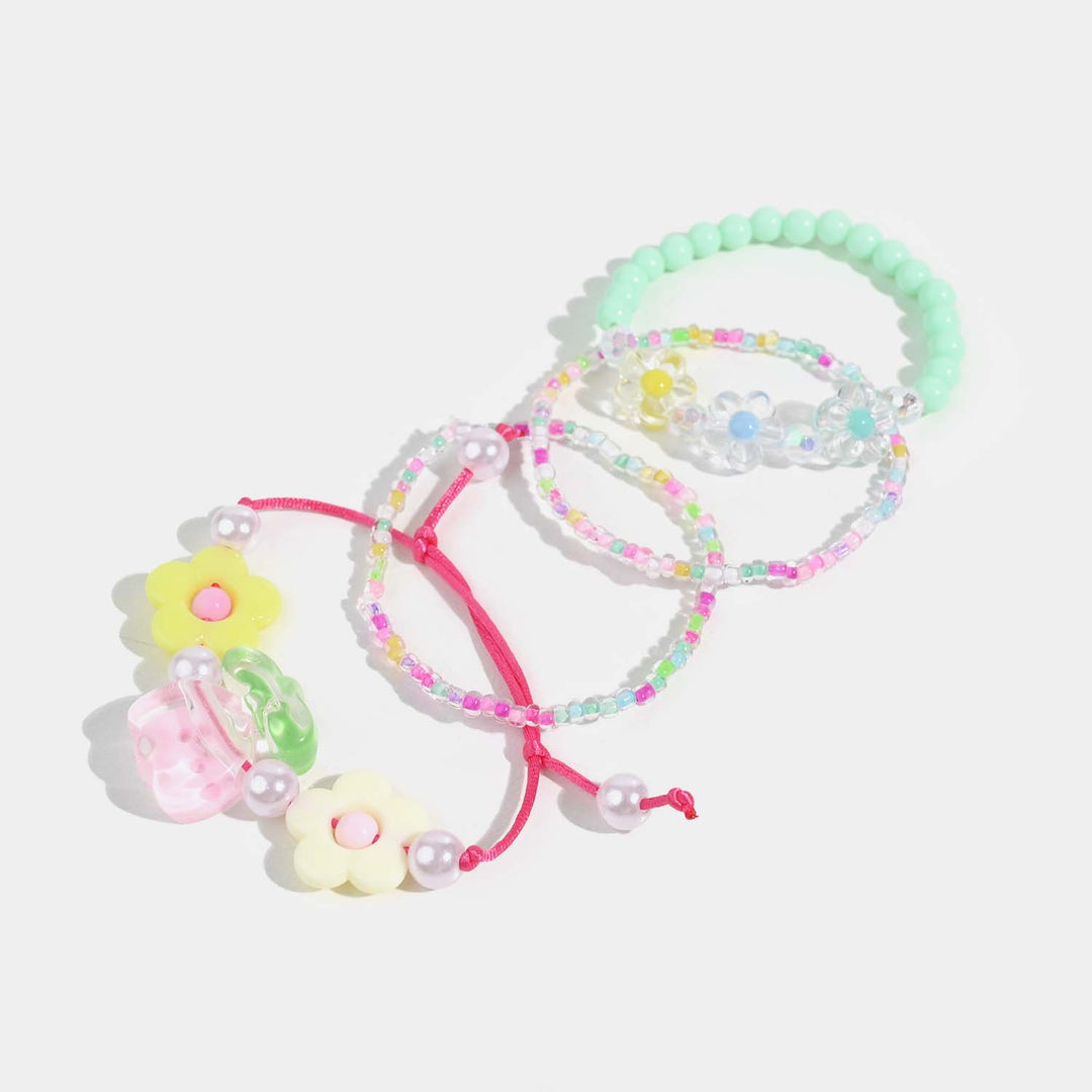 Girls Charm Beaded Bracelets