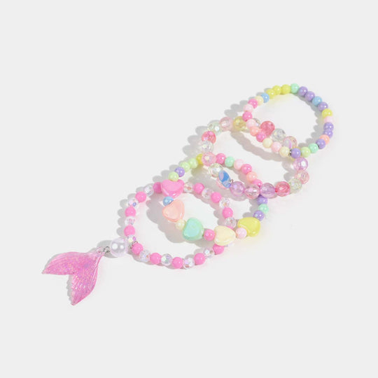 Girls Charm Beaded Bracelets