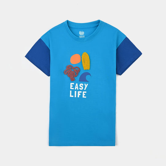 Boys Cotton Jersey T-Shirt H/S Easy Life