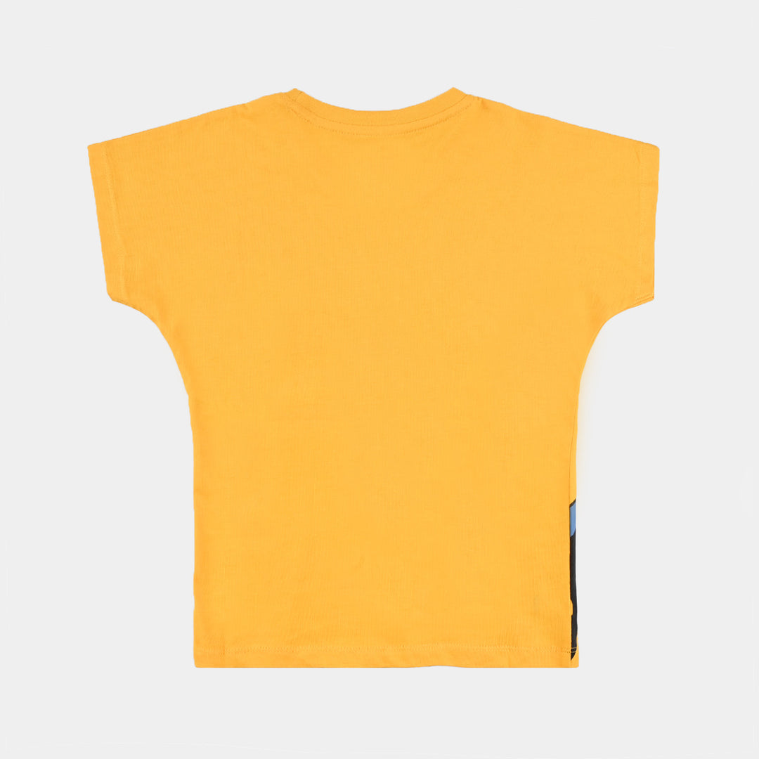 Boys Cotton Jersey T-Shirt H/S Character-Citrus