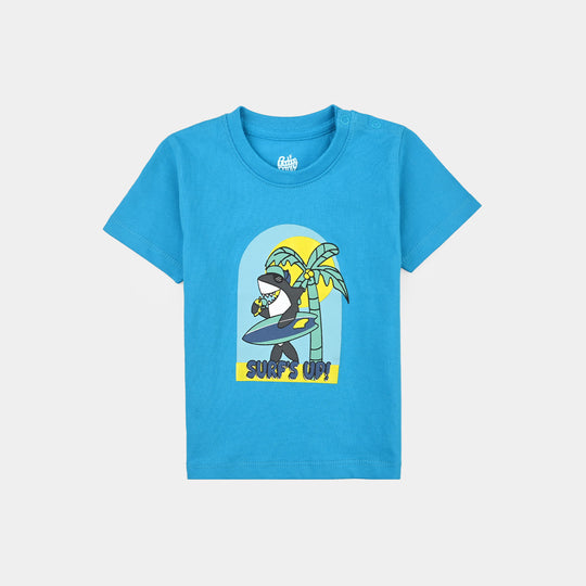 Infant Boys Cotton Jersey T-Shirt Surfs Up