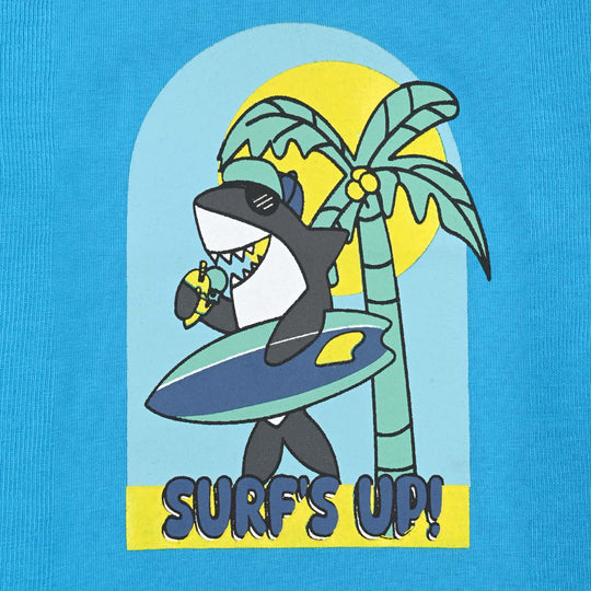 Infant Boys Cotton Jersey T-Shirt Surfs Up