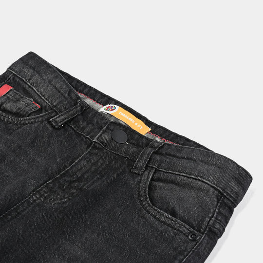 Boys Denim Pant Details-BLACK