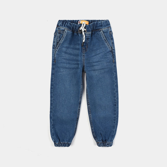 Boys Denim Pant Jogger-MD.Blue