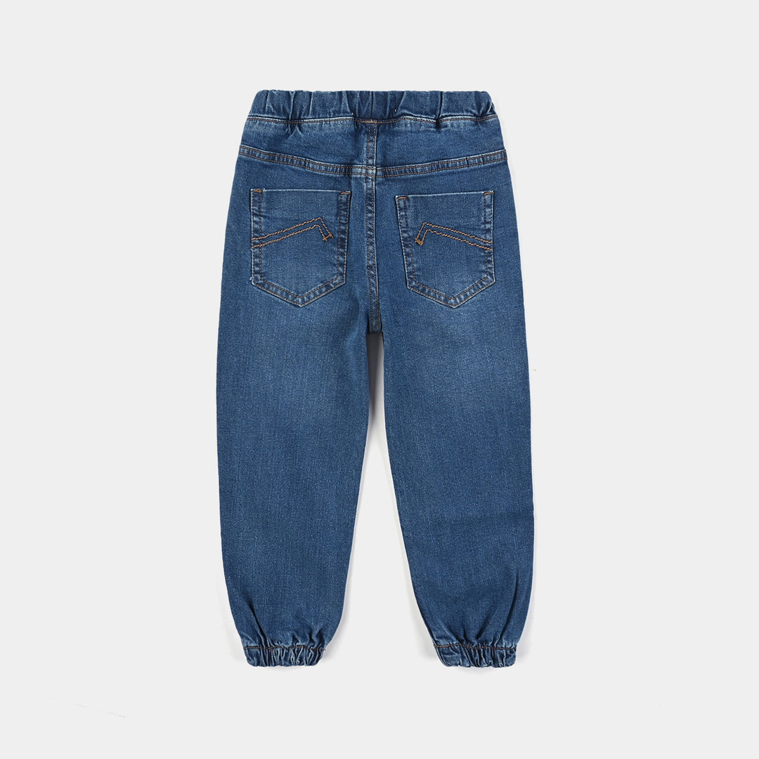 Boys Denim Pant Jogger-MD.Blue