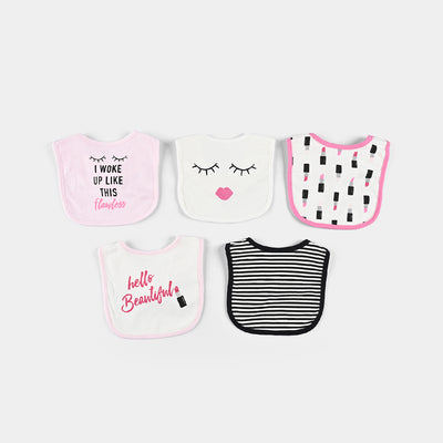 Infant Baby Bib/Apron Pack OF 5PCs | 0M+