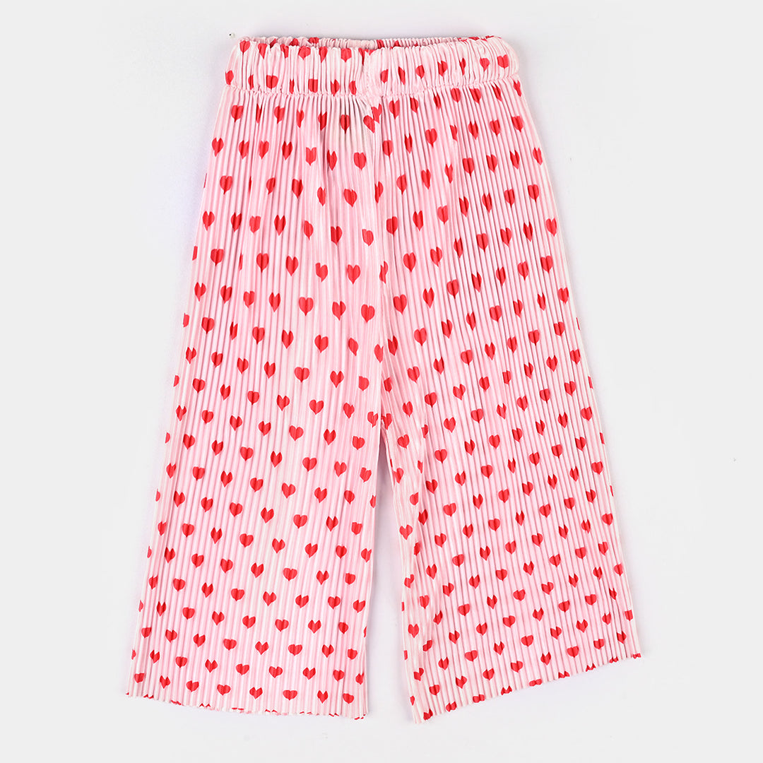 Infant Girls Culotte Hearts-Multi