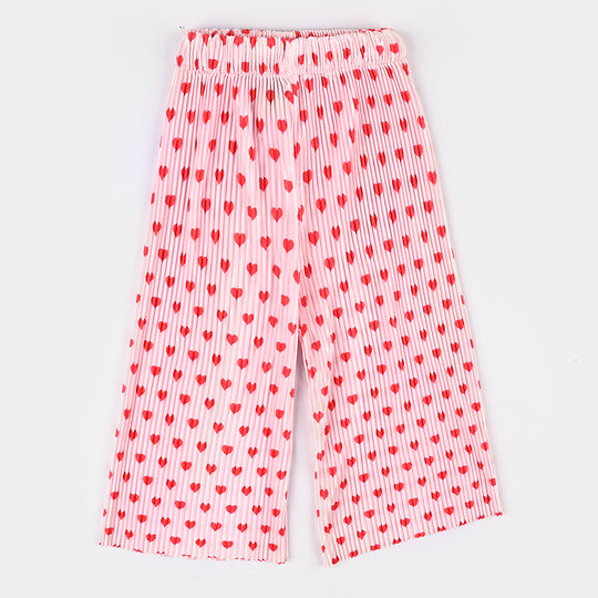 Infant Girls Culotte Hearts-Multi