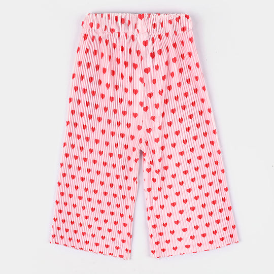 Infant Girls Culotte Hearts-Multi