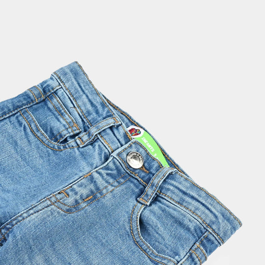 Infant Boys Denim Stretch Pant-Light Blue