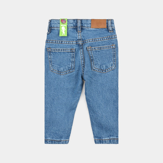 Infant Boys Denim Pant Basic-Ice Blue