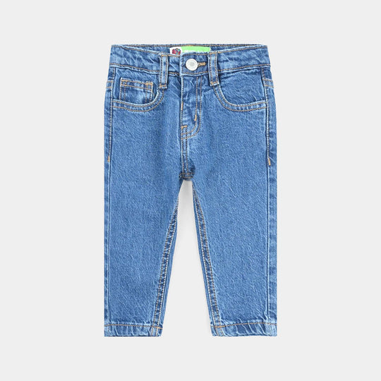 Infant Boys Denim Stretch Pant Basic-LT.Blue