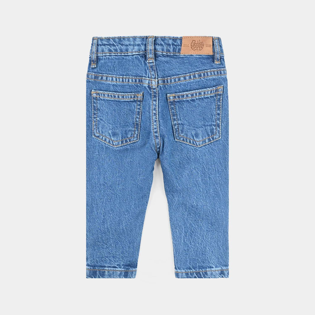 Infant Boys Denim Stretch Pant Basic-LT.Blue