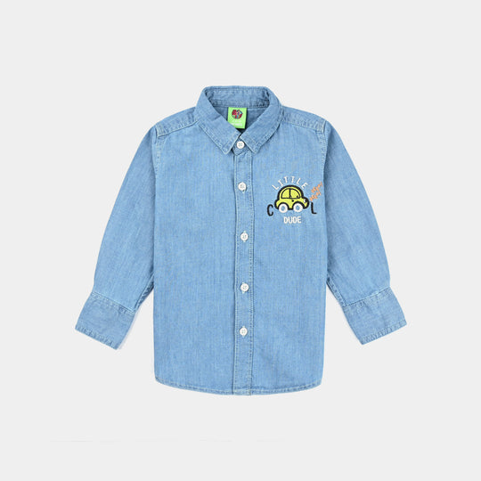 Infant Boys Denim rigid Shirt F/S Cool Dude