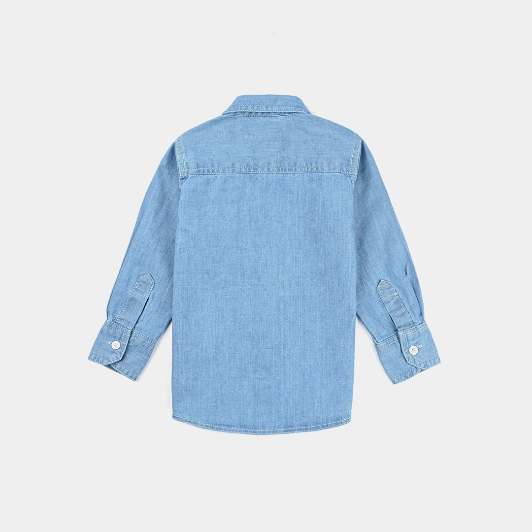 Infant Boys Denim rigid Shirt F/S Cool Dude