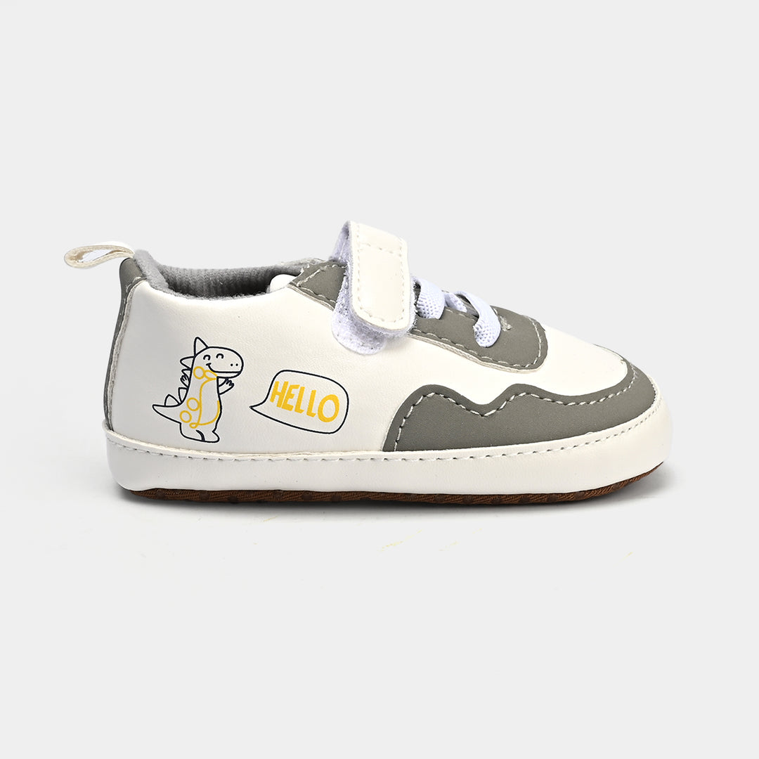 Baby Boys Shoes C-860-White.Grey