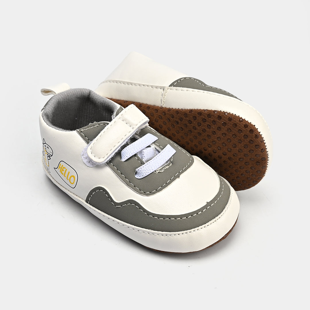 Baby Boys Shoes C-860-White.Grey