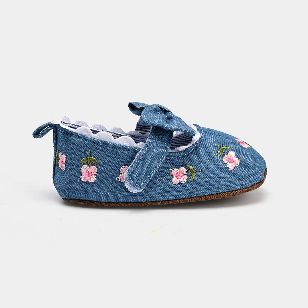 Baby Girls Shoes C-857-Blue