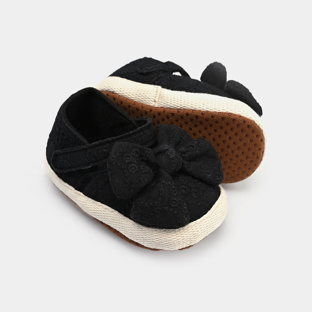 Baby Girls Shoes E190-BLACK