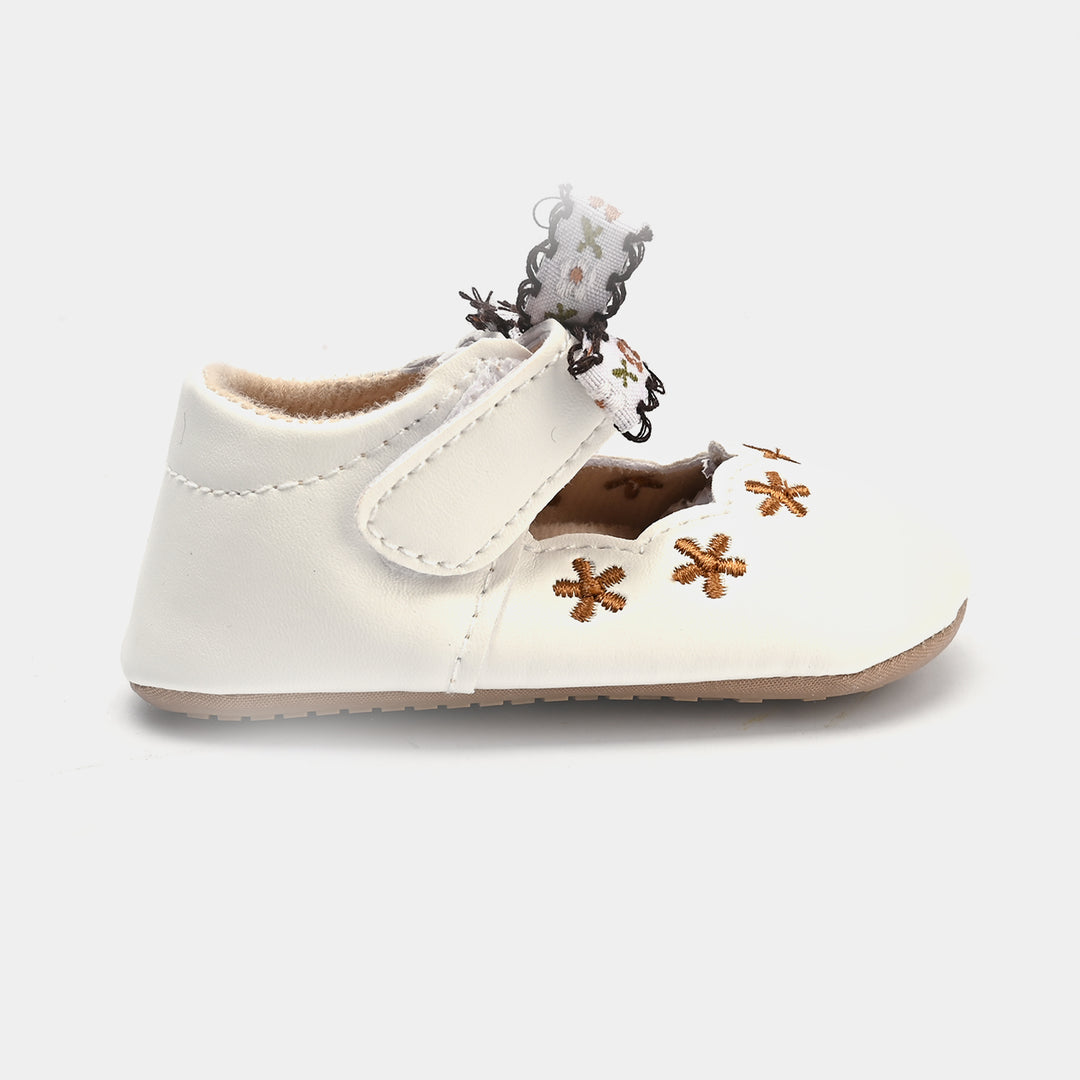 Baby Girls Shoes G39-White