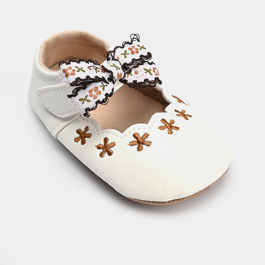 Baby Girls Shoes G39-White