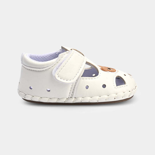 Baby Girls Shoes C-850-White