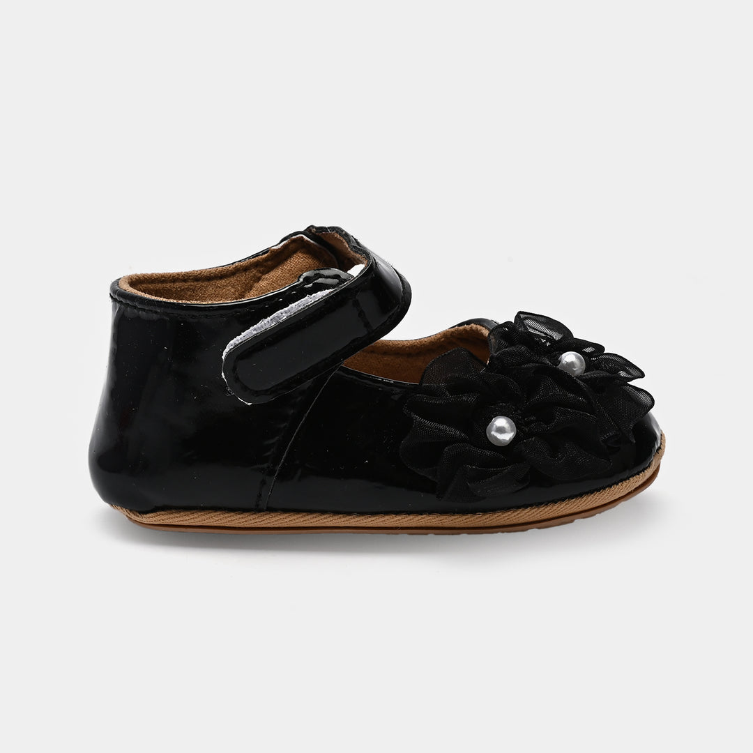 Baby Girls Shoes E175-BLACK