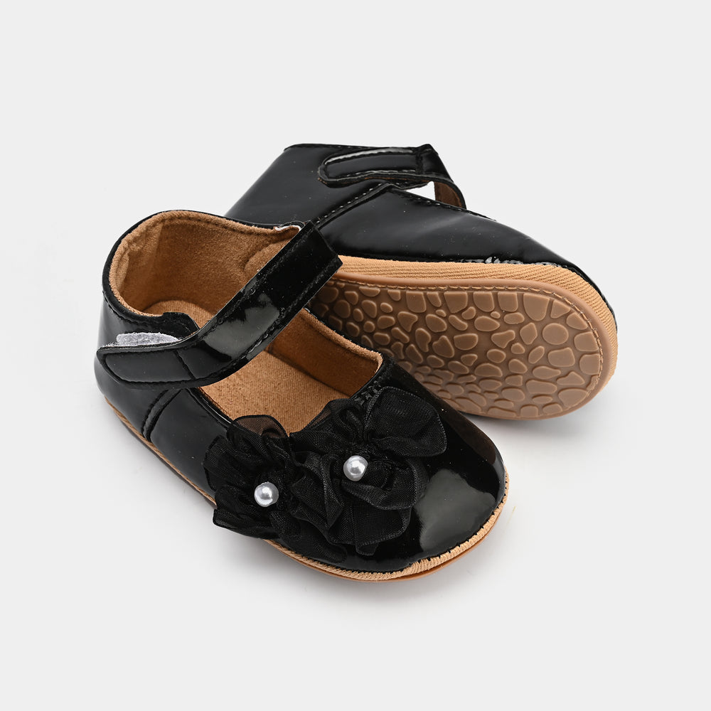 Baby Girls Shoes E175-BLACK