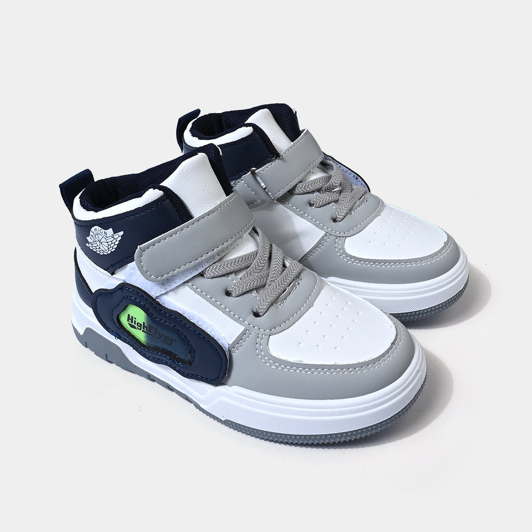 Boys Sneakers 5033-Gray.White