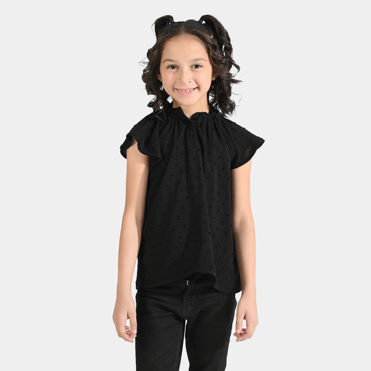 Girls Brochia Casual Top Crop Style