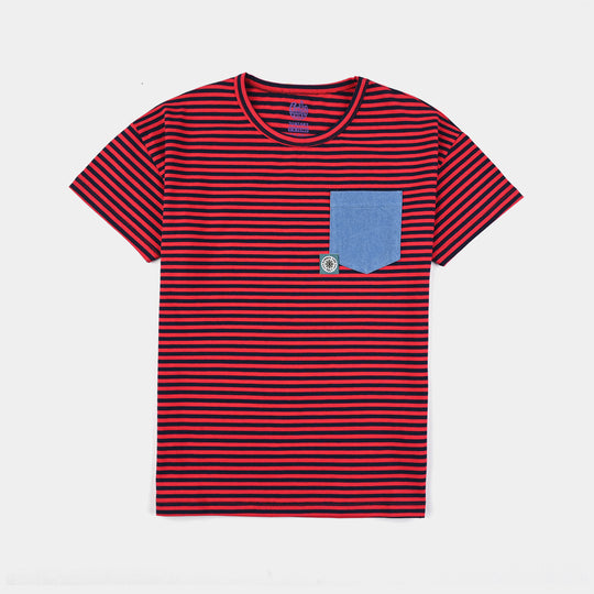 Boys Yarn Dyed T-Shirt H/S SUMMER TIME