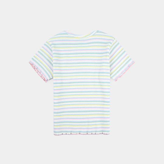 Infant Girls Yard Dyed T-Shirt SPRING-Multi