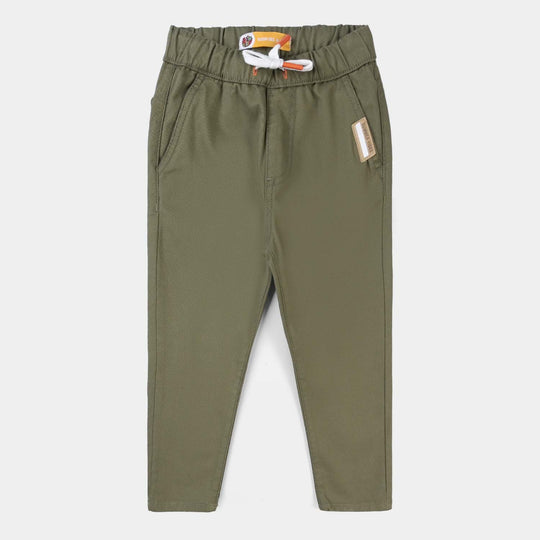 Boys Cotton Twill Pant Summer Vibes