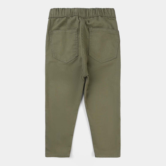 Boys Cotton Twill Pant Summer Vibes