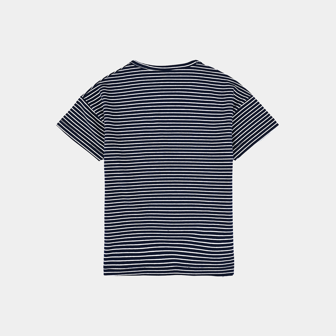 Infant Boys Yarn Dyed T-Shirt SAILOR-NAVY