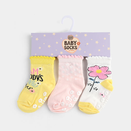 Baby Girls 3 Pair Socks