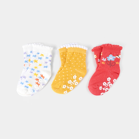 Baby Girls 3 Pair Socks