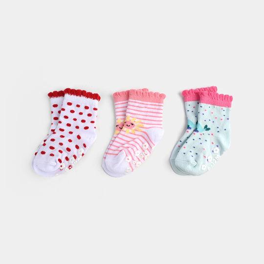 Baby Girls 3 Pair Socks