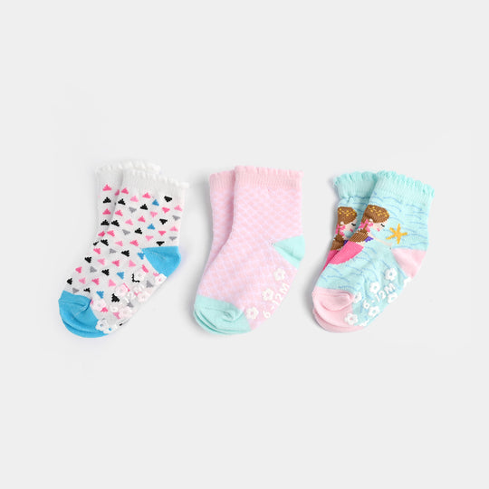 Baby Girls 3 Pair Socks