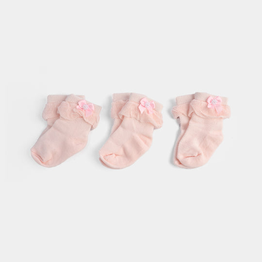 Baby Girls 3 Pair Socks