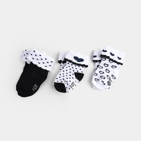 Baby Girls 3 Pair Socks