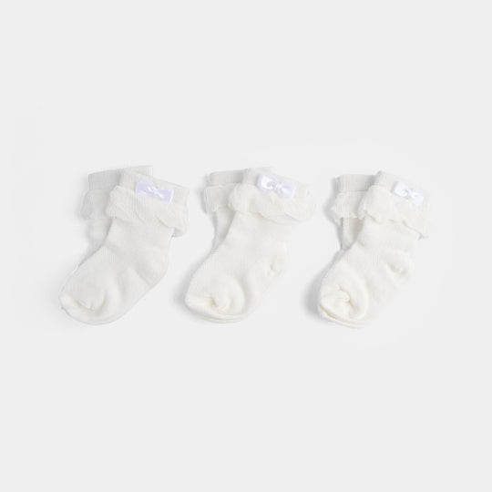 Baby Girls 3 Pair Socks