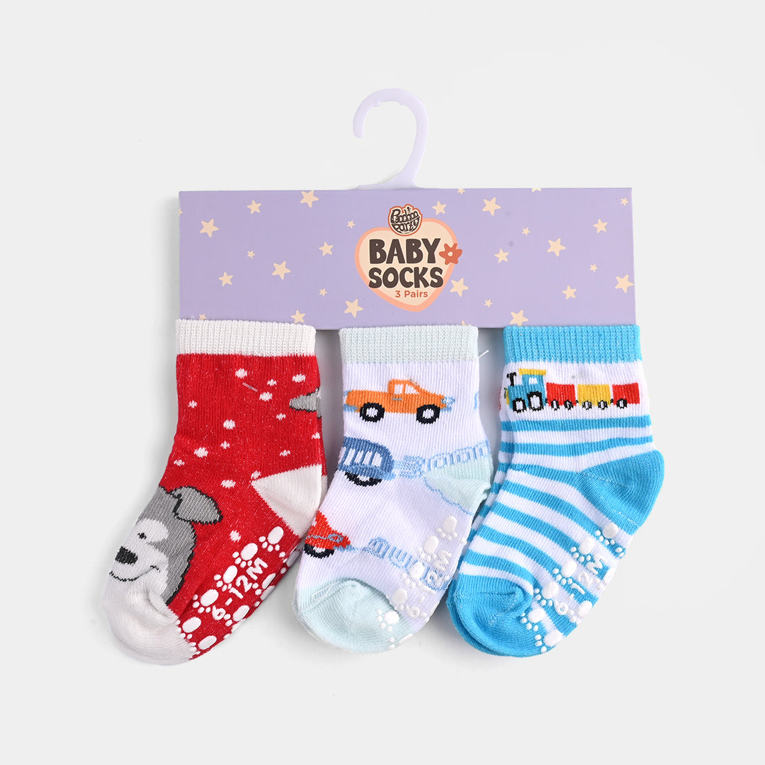 Baby Boys 3 Pair Socks